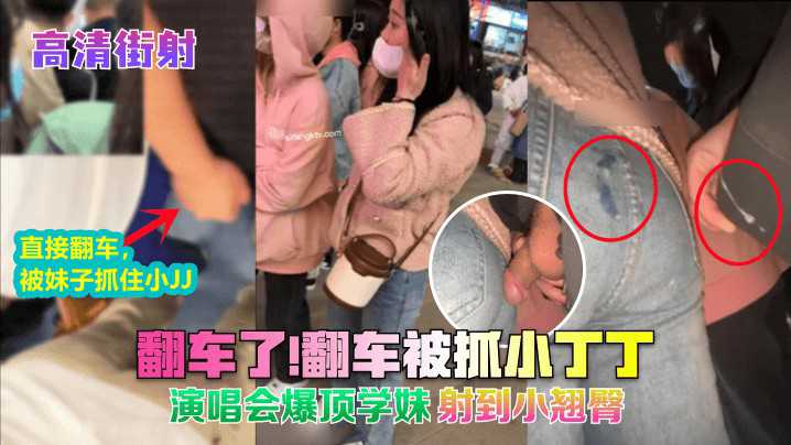 【高清街射】翻车了_翻车被抓小丁丁_演唱会爆顶学妹_射到小翘臀